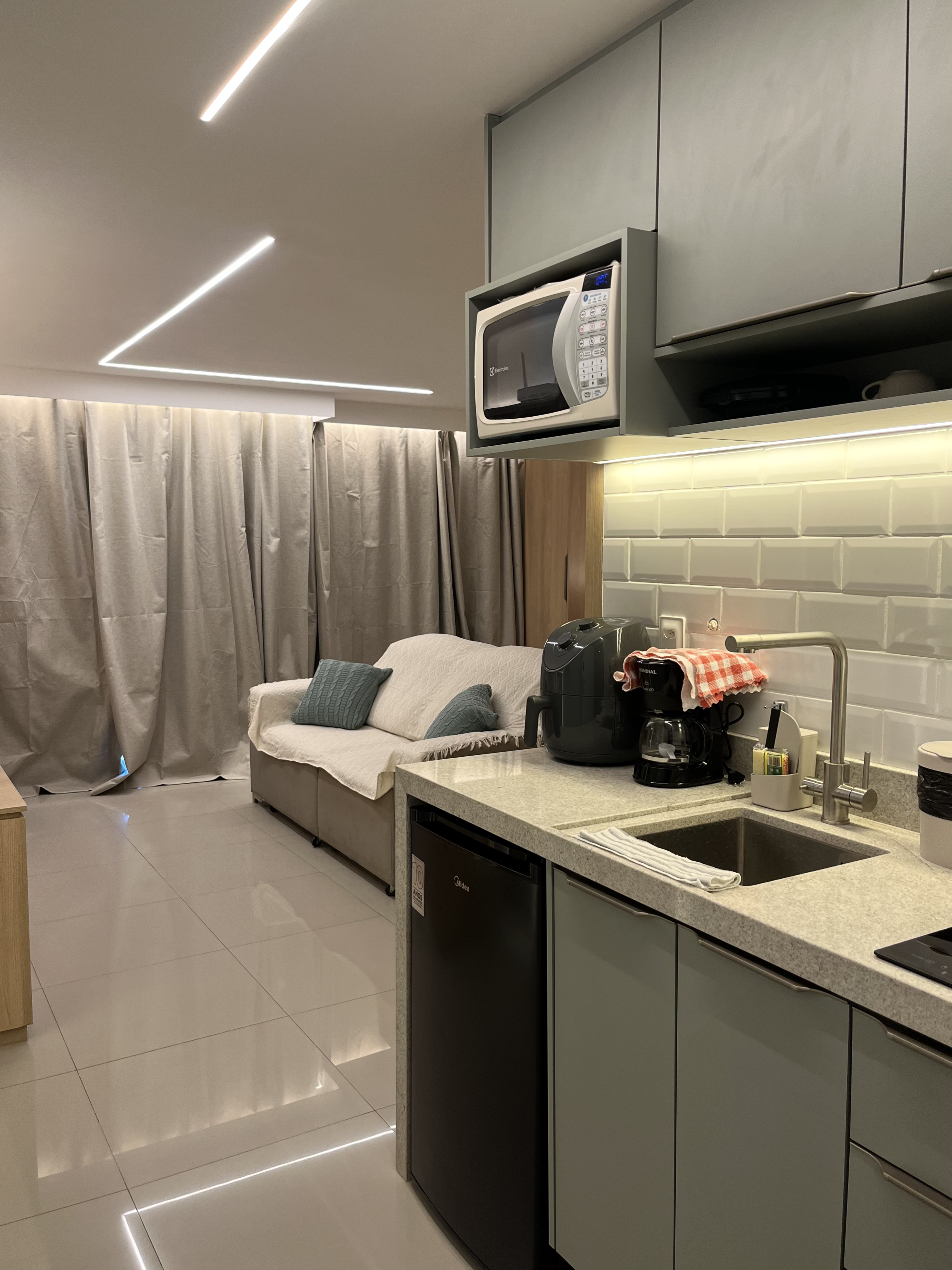 Kitchen with modern appliances